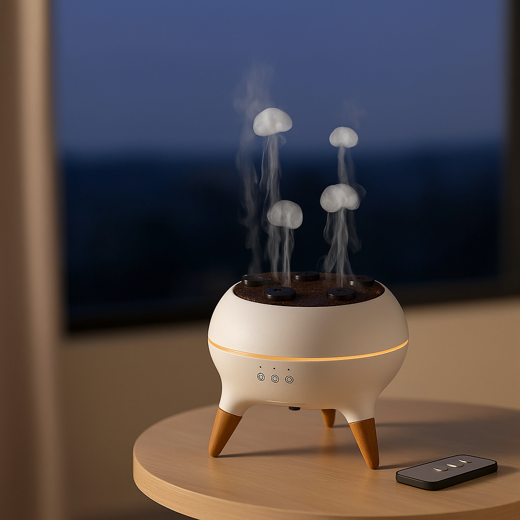 Humidificateur LED 250ml – Brume Relaxante & Lumière Zen