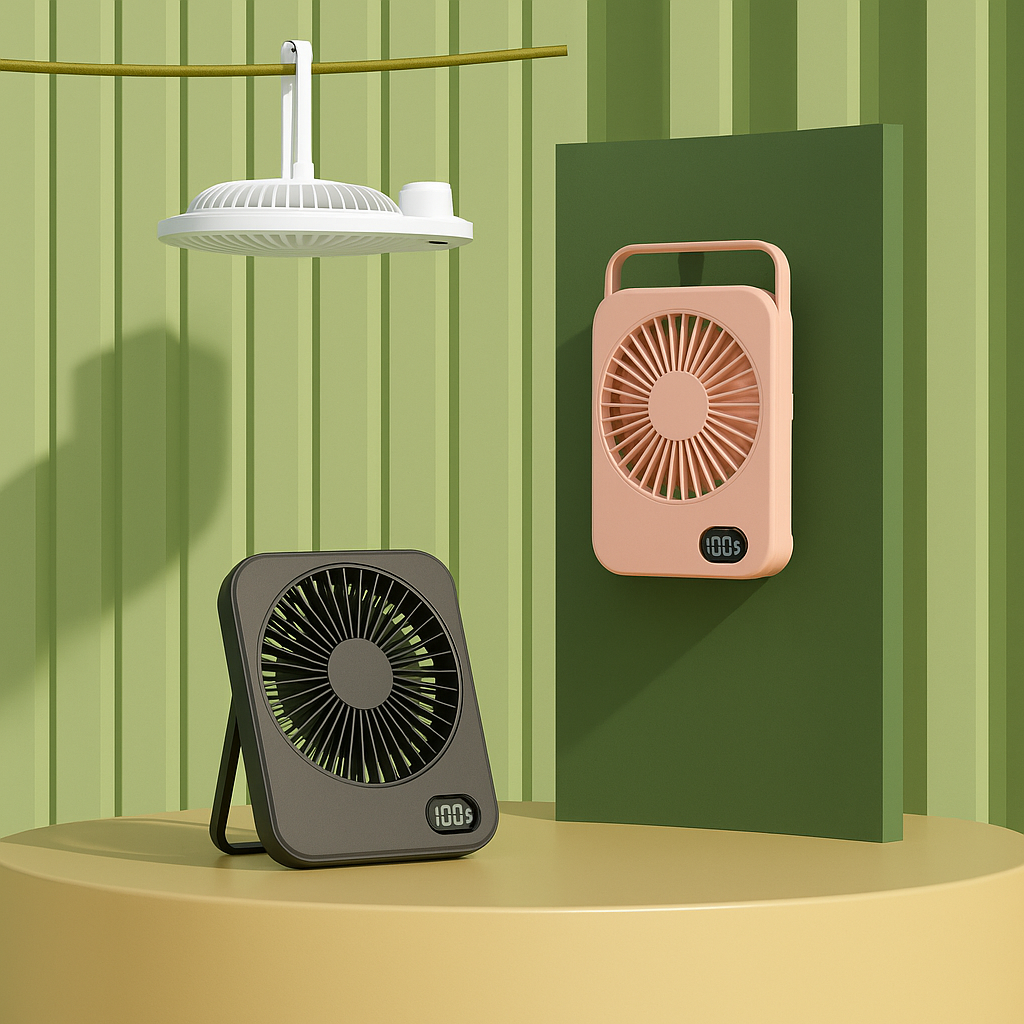 Ventilateur de Bureau Ultra-Silencieux Pliable