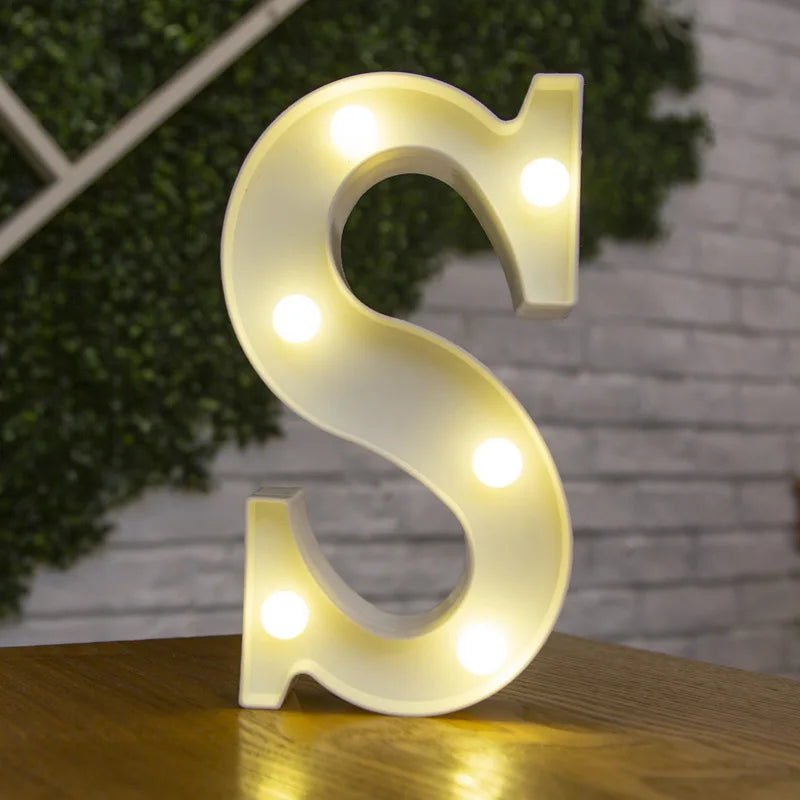 Lettre lumineuse LED — Alphabet & chiffres