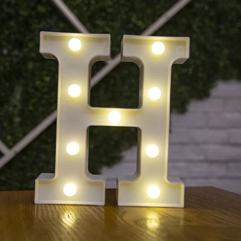 Lettre lumineuse LED — Alphabet & chiffres