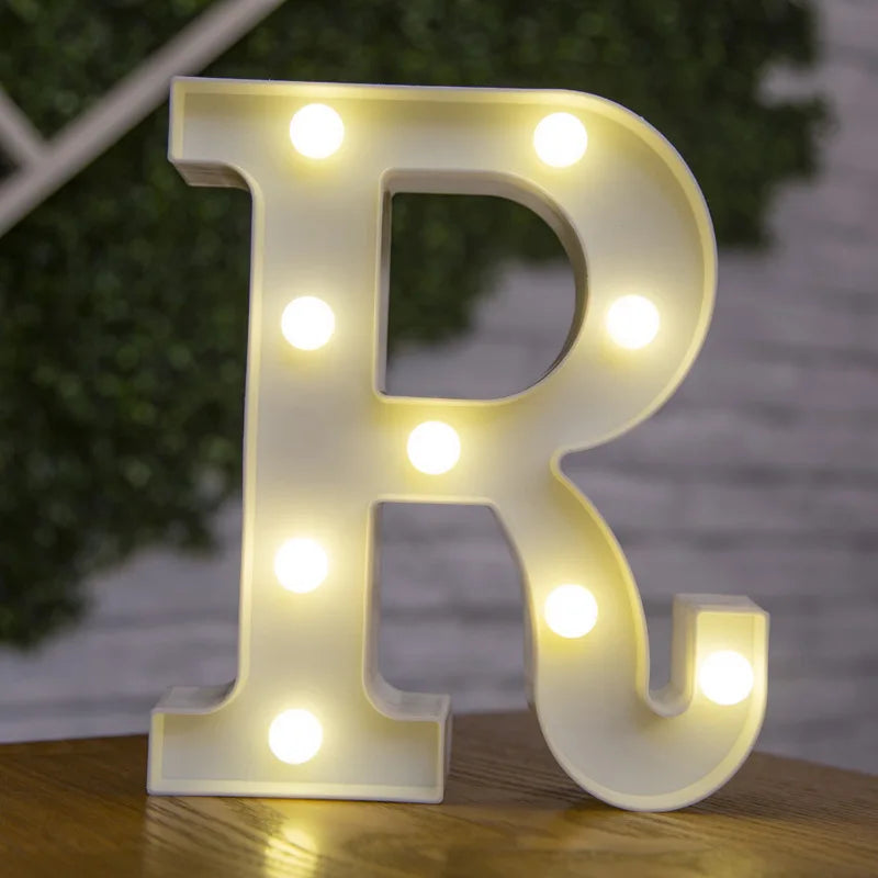 Lettre lumineuse LED — Alphabet & chiffres
