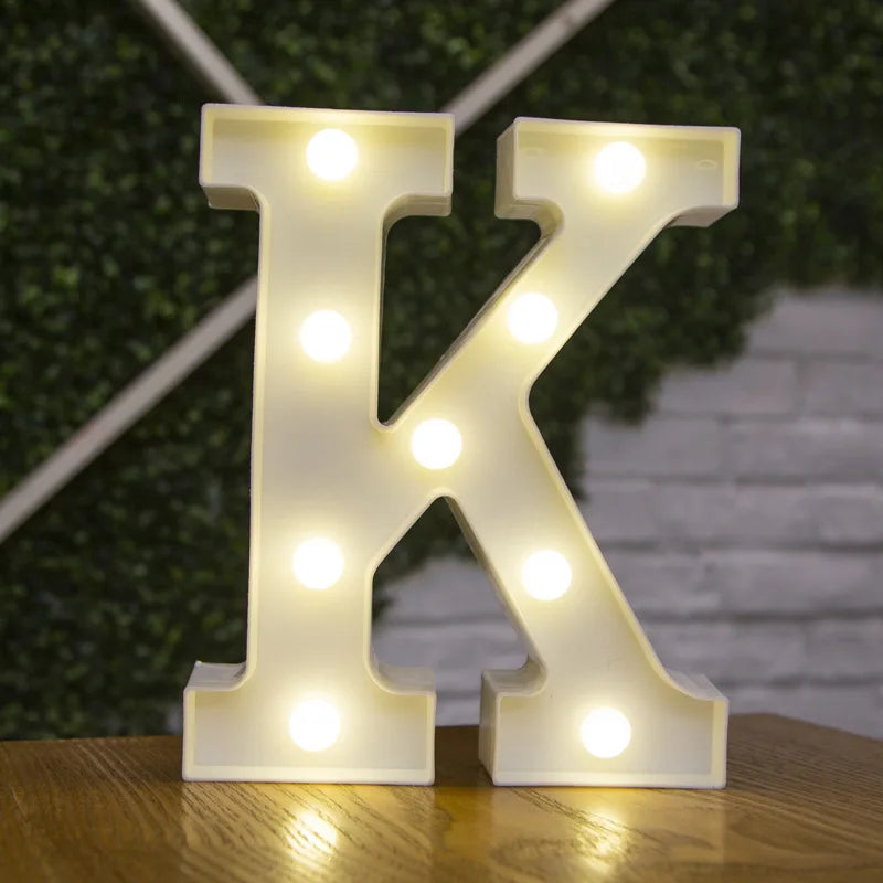 Lettre lumineuse LED — Alphabet & chiffres
