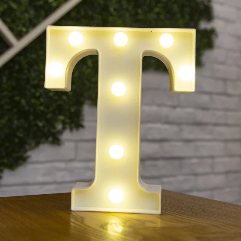 Lettre lumineuse LED — Alphabet & chiffres