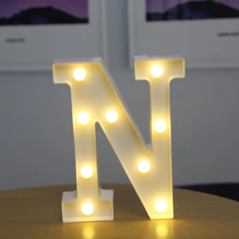 Lettre lumineuse LED — Alphabet & chiffres