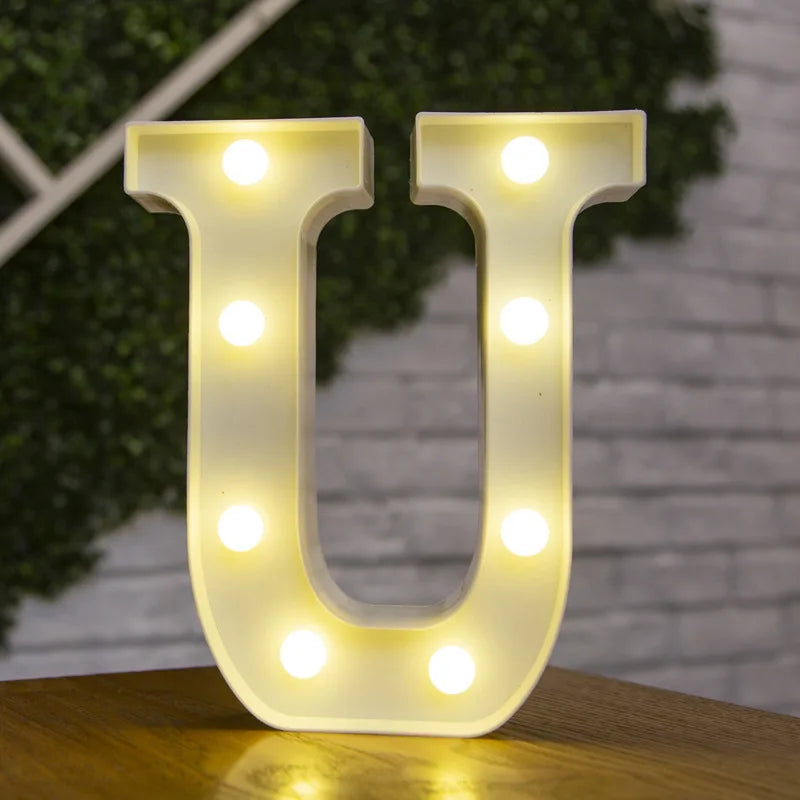 Lettre lumineuse LED — Alphabet & chiffres