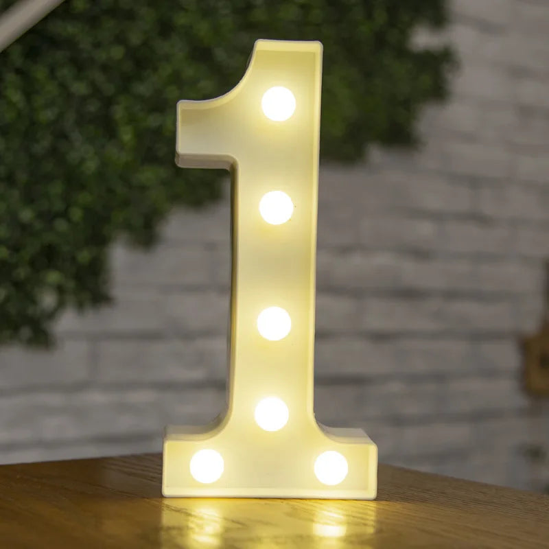 Lettre lumineuse LED — Alphabet & chiffres