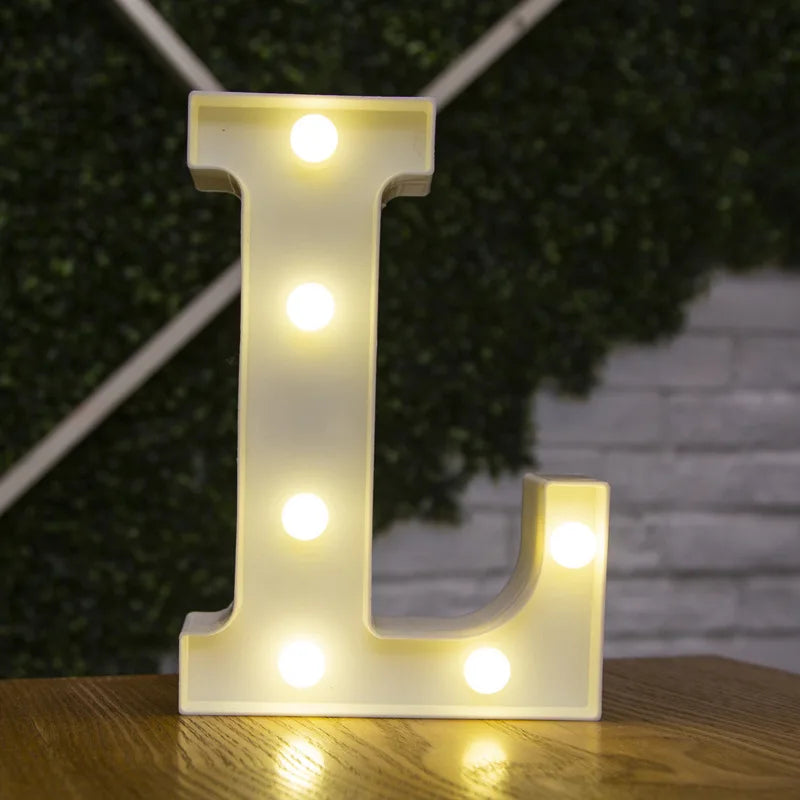 Lettre lumineuse LED — Alphabet & chiffres