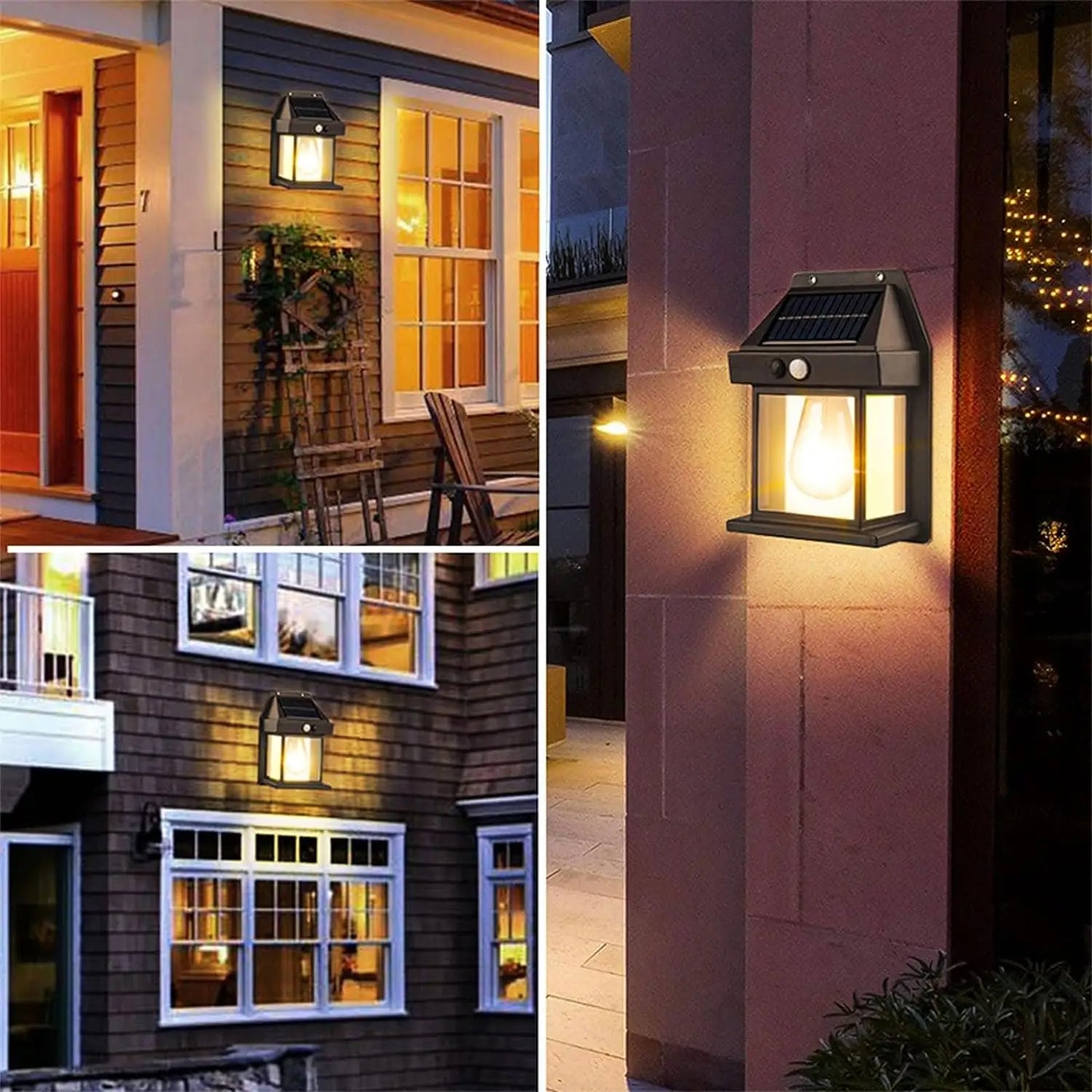 Lampe Murale Solaire avec Détecteur