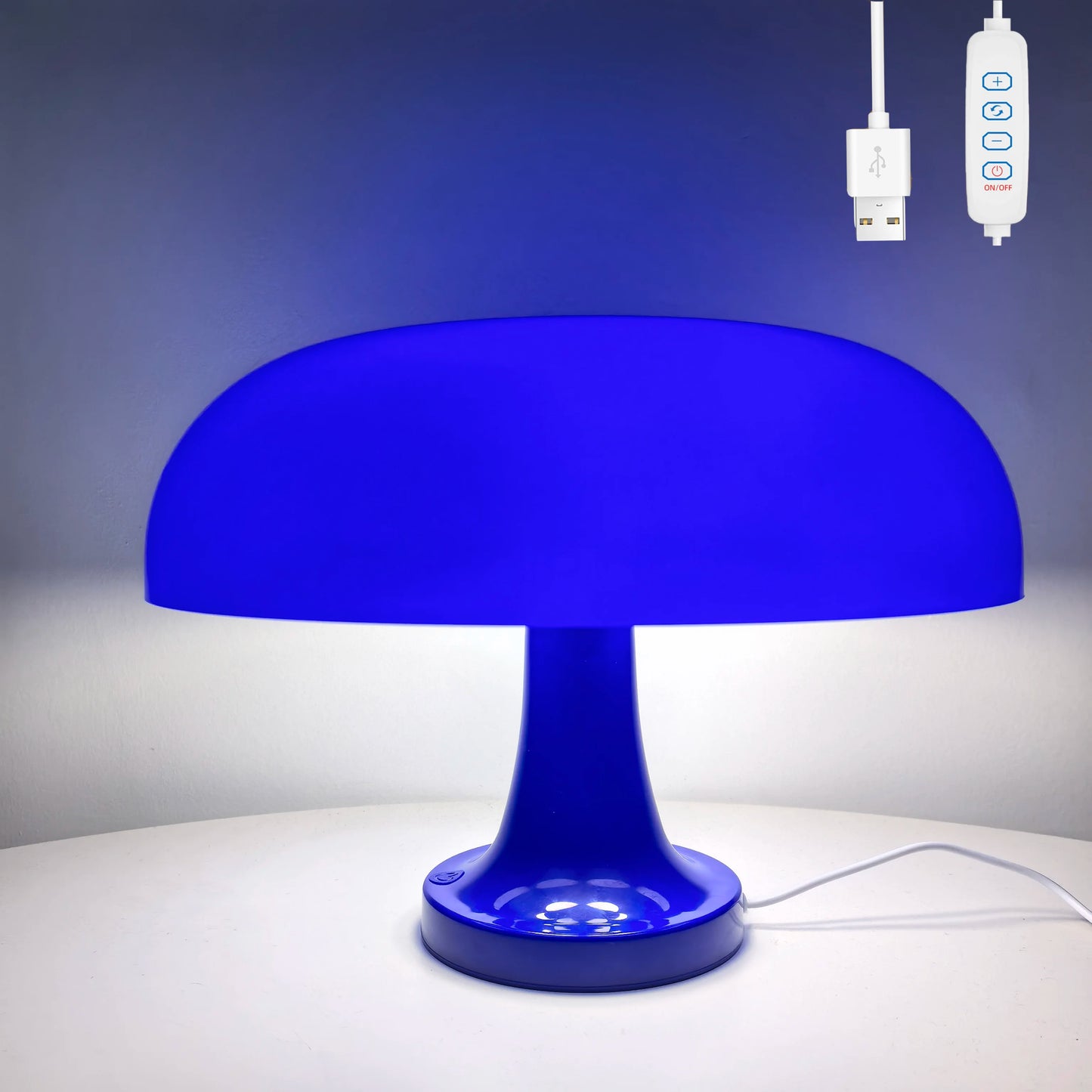 Lampe LED design champignon – Style Bauhaus moderne
