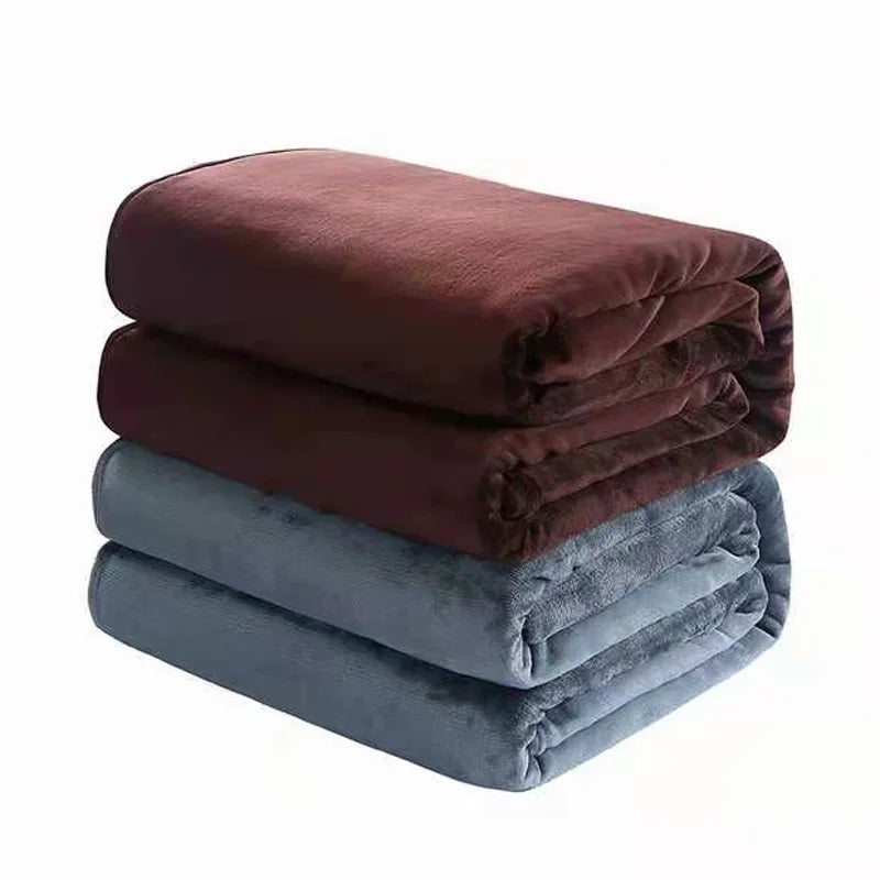Plaid polaire microfibre – 100×140 & 150×200 – ultra-doux