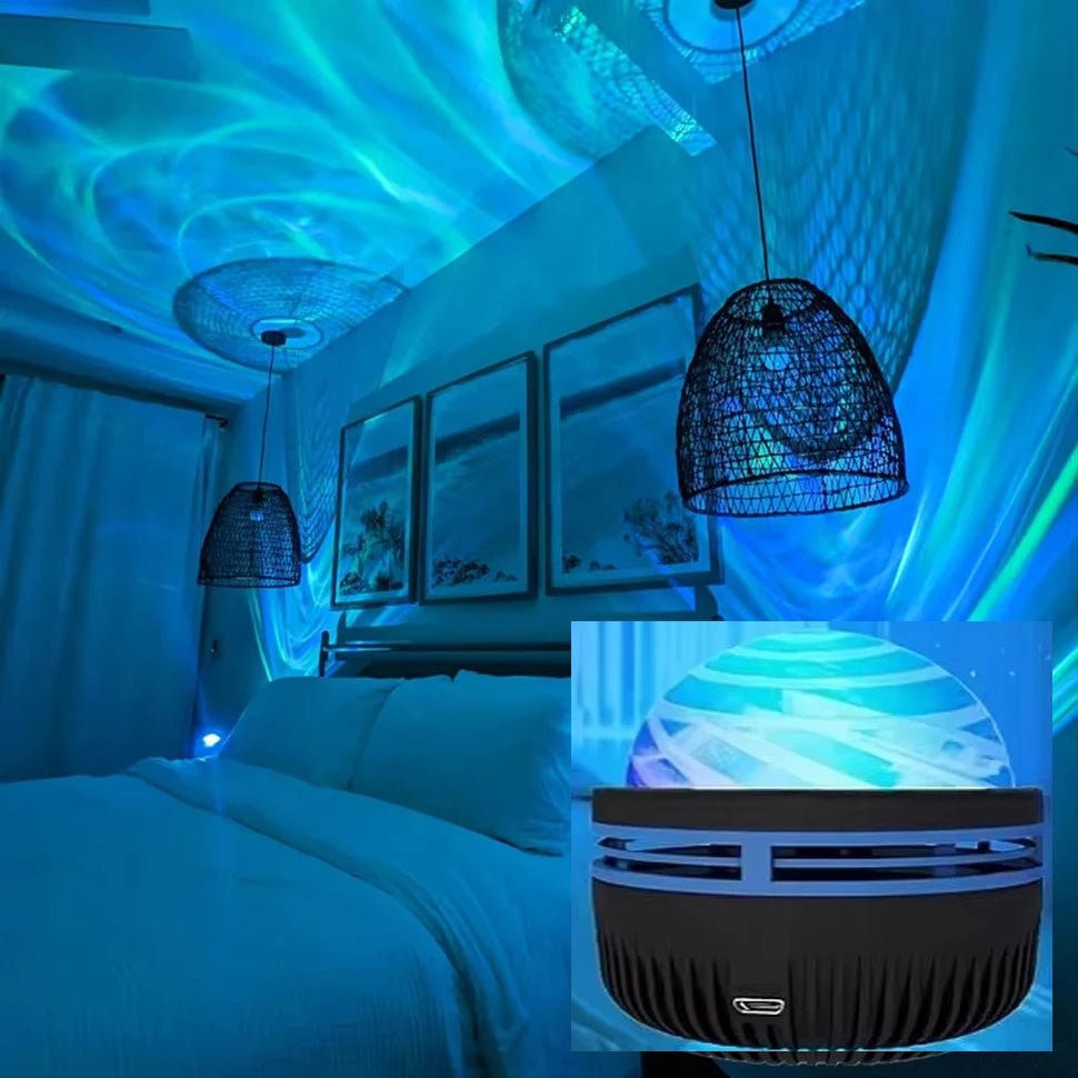 Projecteur Galaxie LED – Lumières Colorées pour Ambiance Nocturne et Décorative