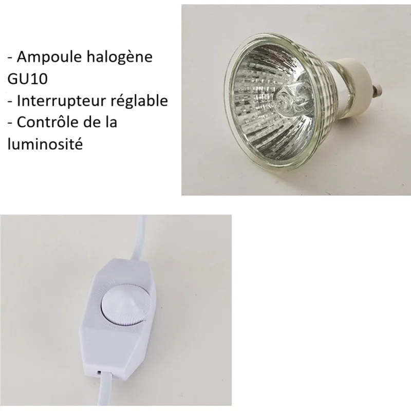 Lampe chauffe-bougie sans flamme