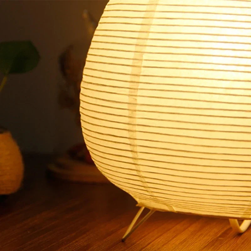 Lampe de table style japonais – Design apaisant