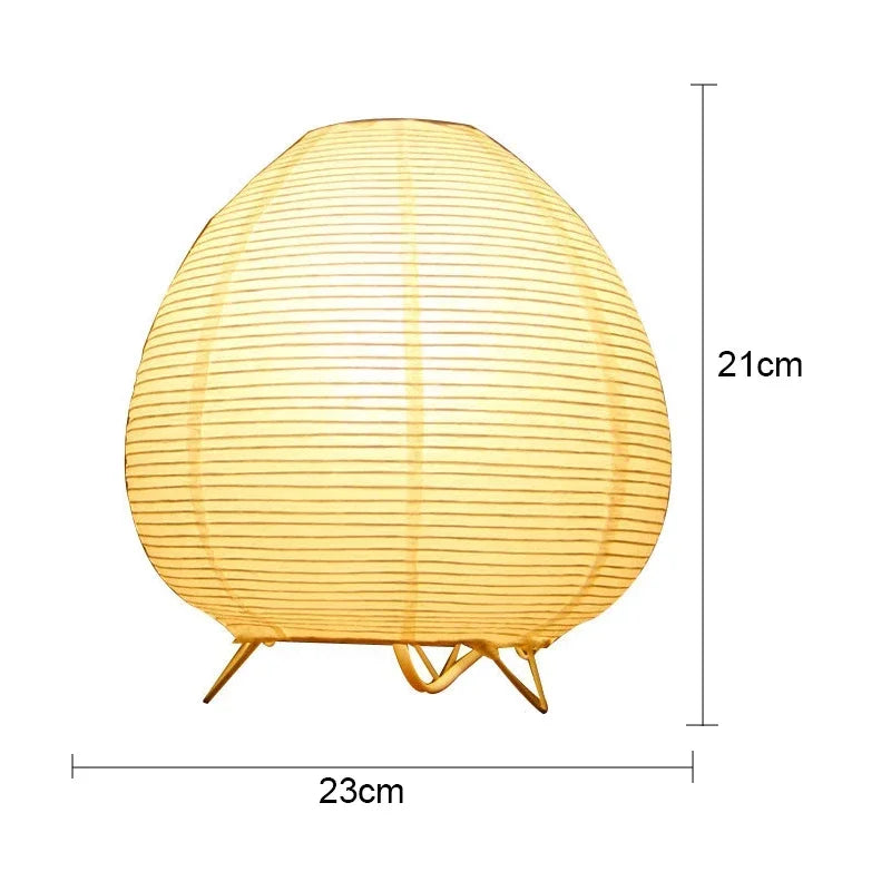Lampe de table style japonais – Design apaisant