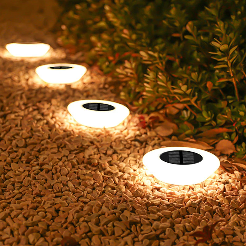 Lampes Solaires de Sol Étanches – Éclairage LED Autonome pour Jardin & Allées
