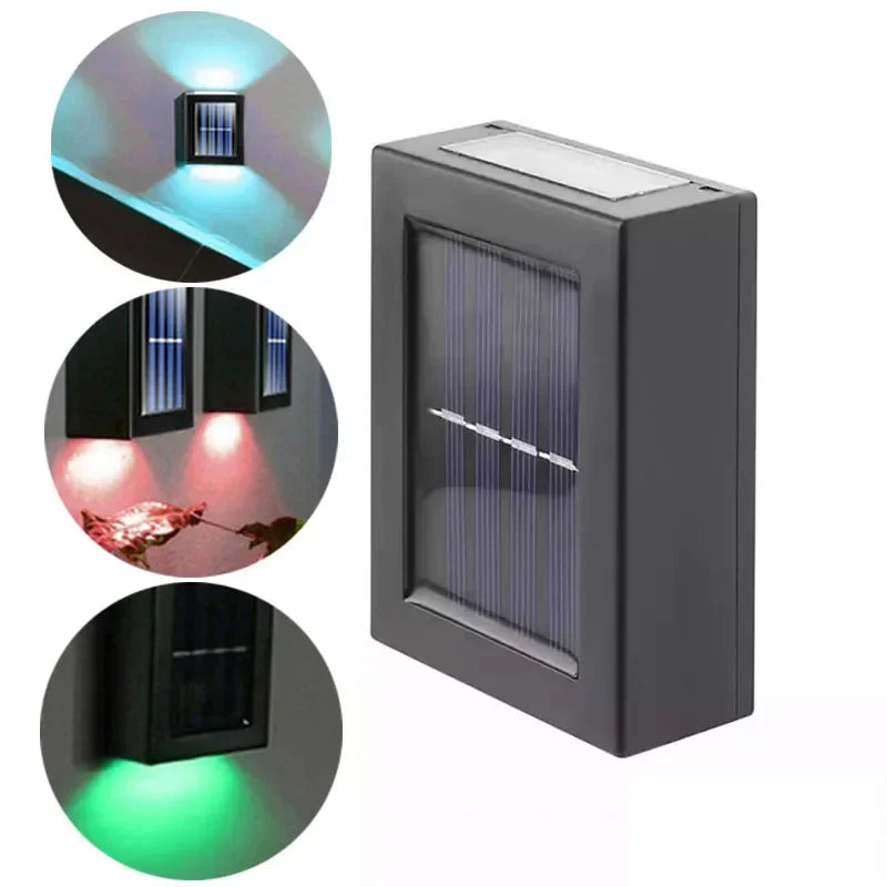 Lampes Murales Solaires à Faisceau LED – Éclairage Extérieur