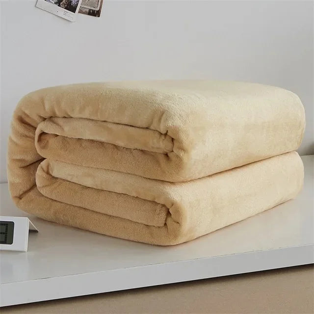 Plaid polaire microfibre – 100×140 & 150×200 – ultra-doux