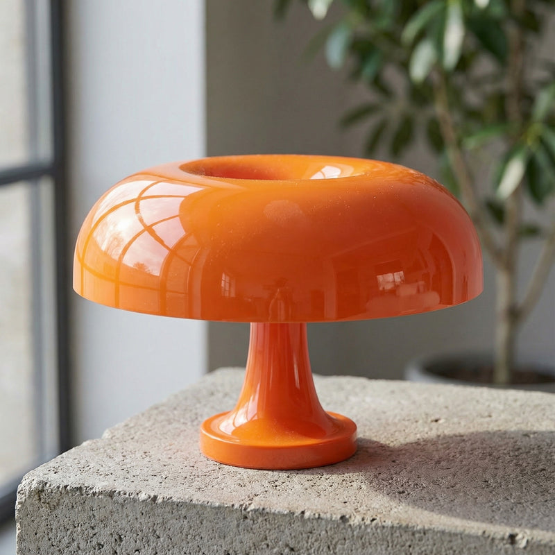 Lampe LED Champignon – Design Bauhaus 70's. - Vue 1