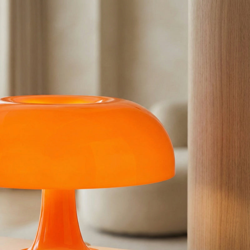 Lampe LED Champignon – Design Bauhaus 70's. - Vue 3