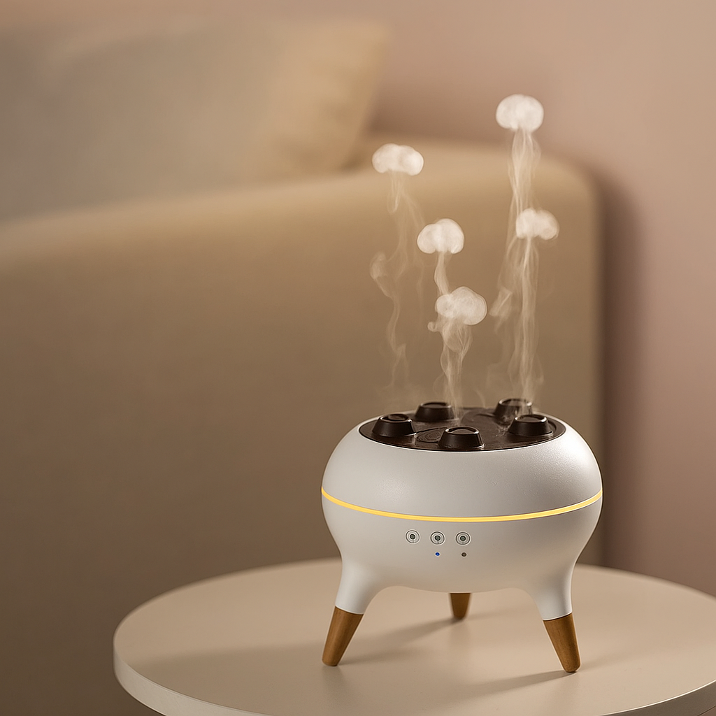 Humidificateur LED 250ml – Brume Relaxante & Lumière Zen