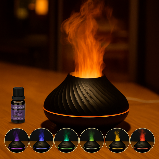 Diffuseur d’arôme LED effet volcan – Design et relaxation