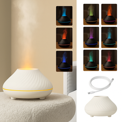 Diffuseur d’arôme LED effet volcan – Design et relaxation