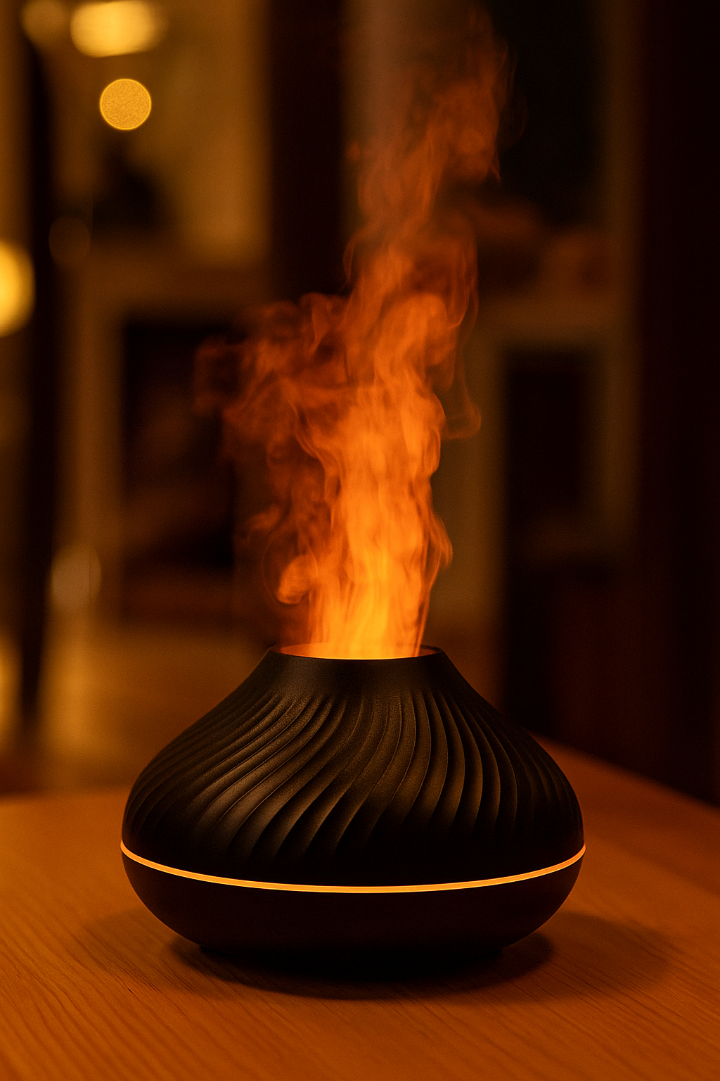 Diffuseur d’arôme LED effet volcan – Design et relaxation