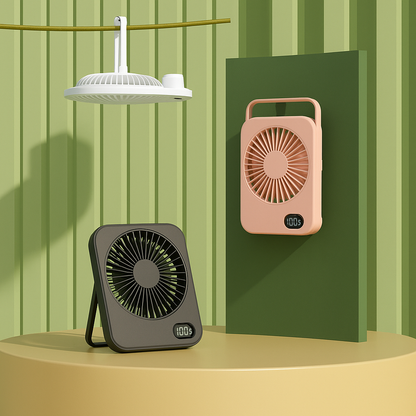 Ventilateur de Bureau Ultra-Silencieux Pliable