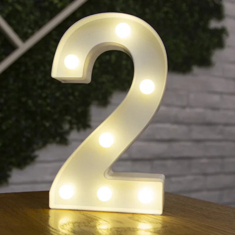Lettre lumineuse LED — Alphabet & chiffres