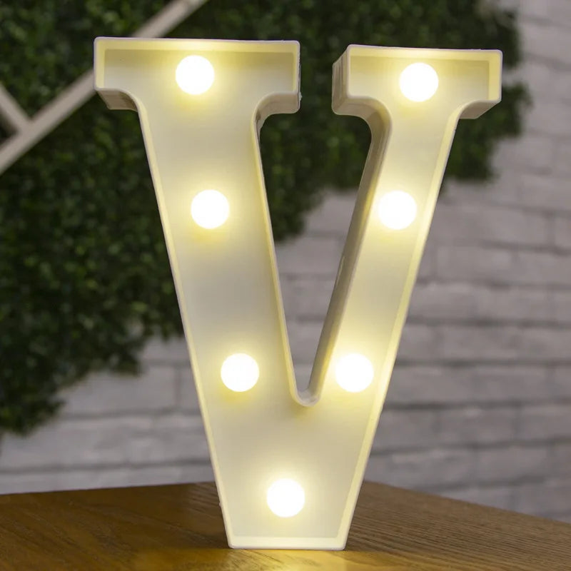 Lettre lumineuse LED — Alphabet & chiffres