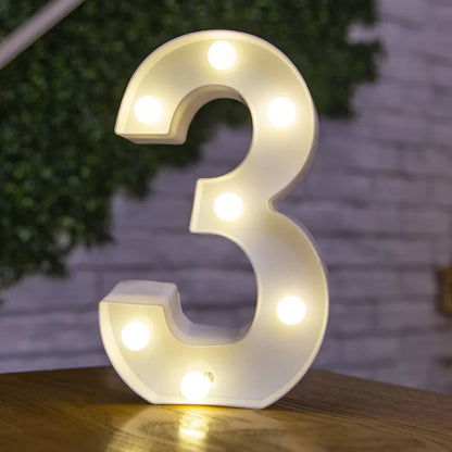 Lettre lumineuse LED — Alphabet & chiffres
