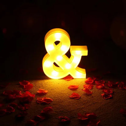 Lettre lumineuse LED — Alphabet & chiffres