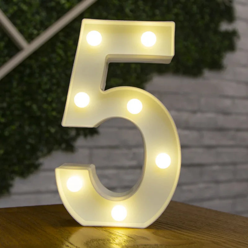 Lettre lumineuse LED — Alphabet & chiffres