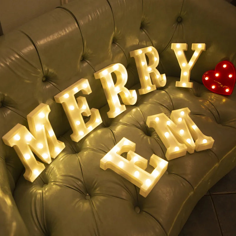 Lettre lumineuse LED — Alphabet & chiffres