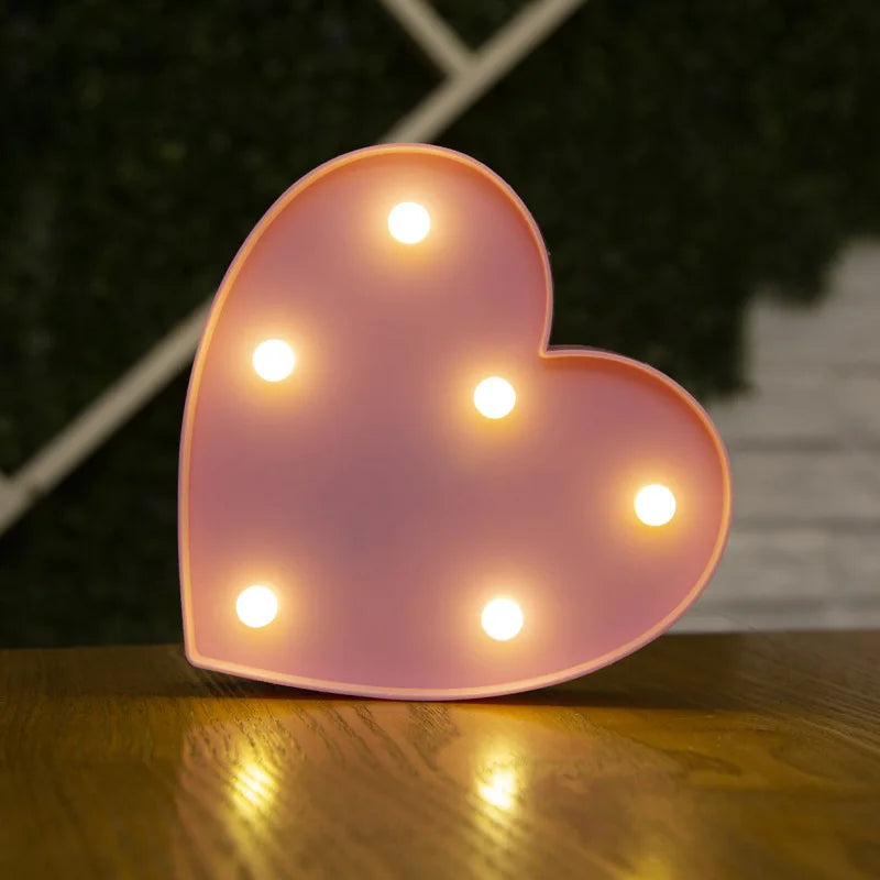 Lettre lumineuse LED — Alphabet & chiffres