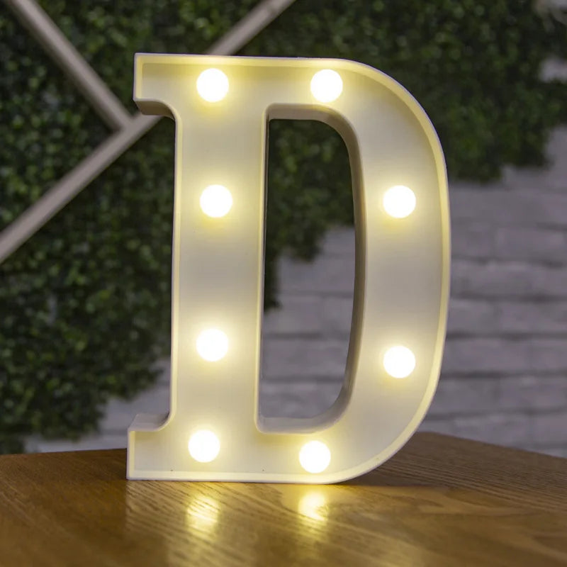 Lettre lumineuse LED — Alphabet & chiffres