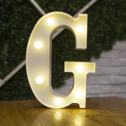Lettre lumineuse LED — Alphabet & chiffres