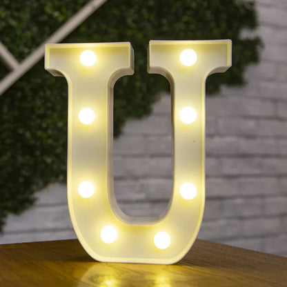 Lettre lumineuse LED — Alphabet & chiffres