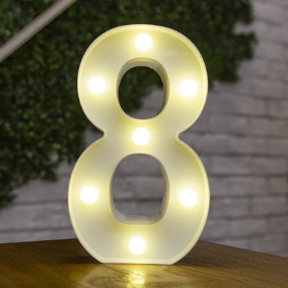 Lettre lumineuse LED — Alphabet & chiffres