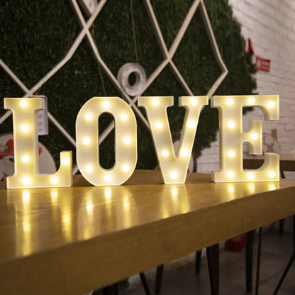 Lettre lumineuse LED — Alphabet & chiffres