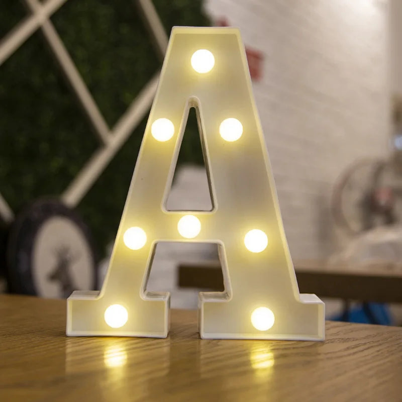 Lettre lumineuse LED — Alphabet & chiffres