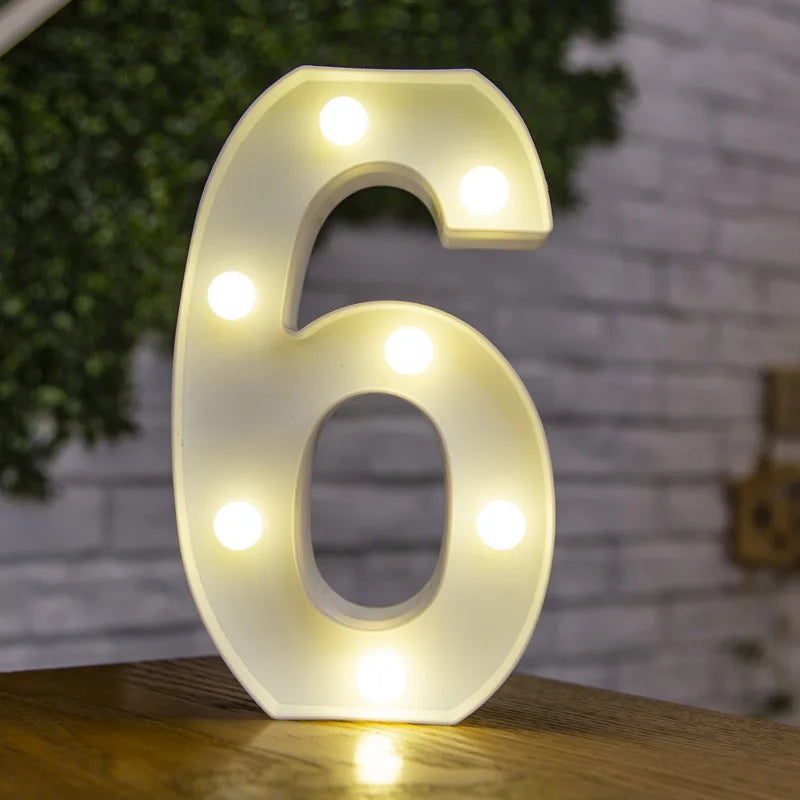Lettre lumineuse LED — Alphabet & chiffres