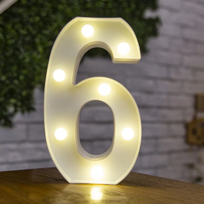 Lettre lumineuse LED — Alphabet & chiffres