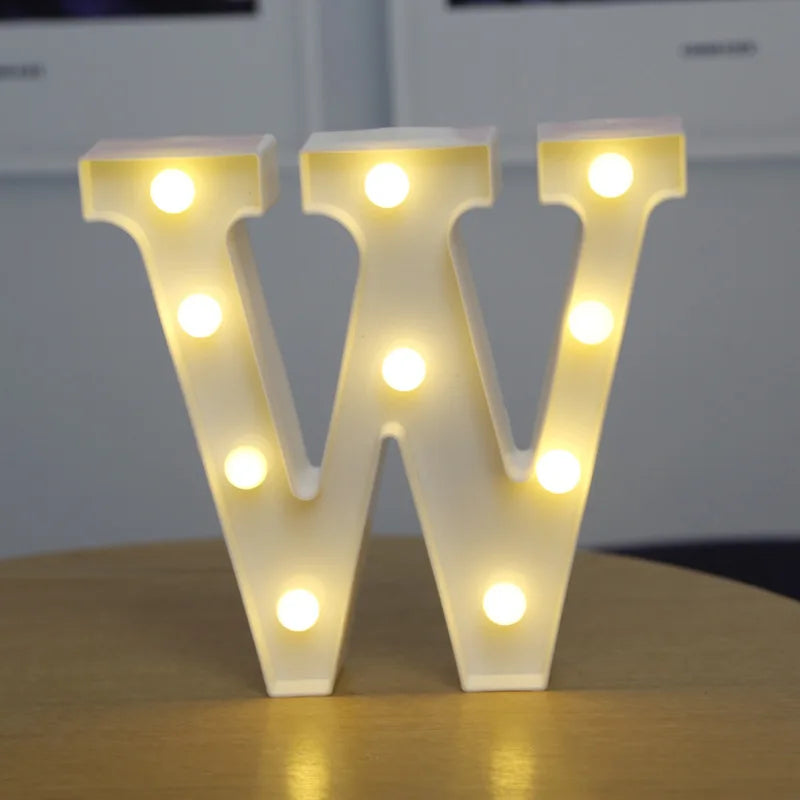 Lettre lumineuse LED — Alphabet & chiffres