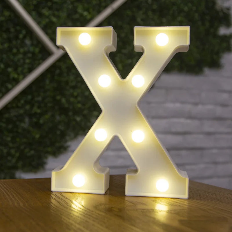 Lettre lumineuse LED — Alphabet & chiffres