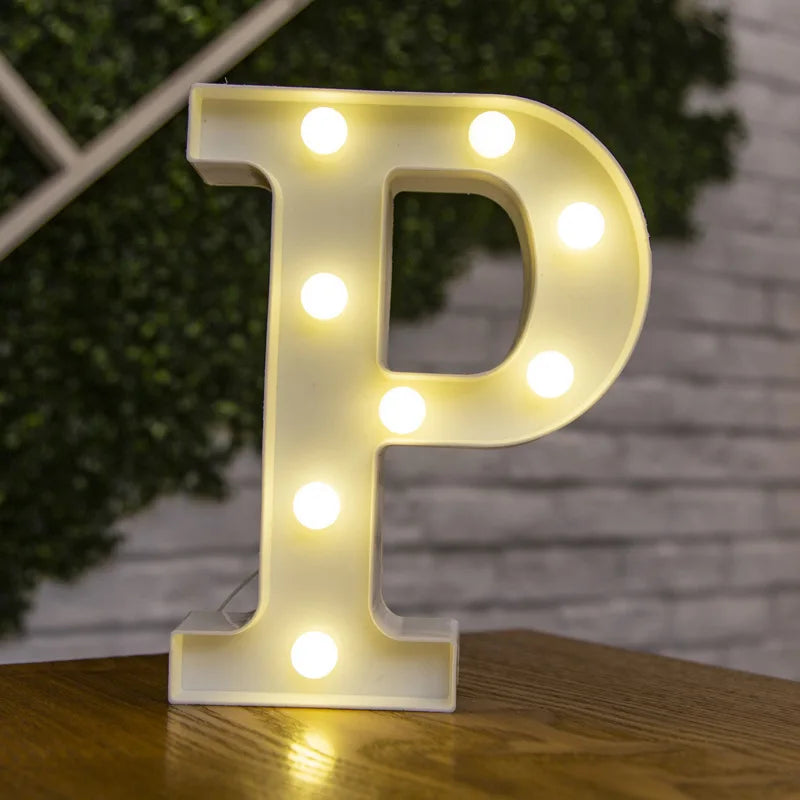 Lettre lumineuse LED — Alphabet & chiffres