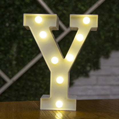 Lettre lumineuse LED — Alphabet & chiffres