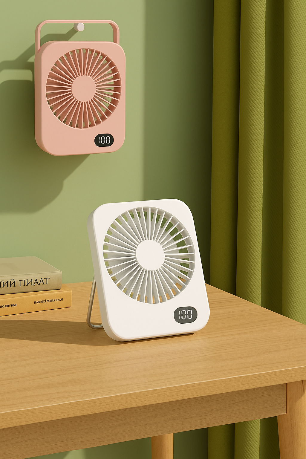 Ventilateur de Bureau Ultra-Silencieux Pliable