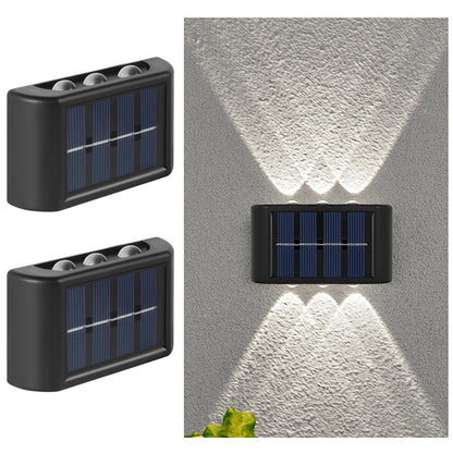 Lampes LED solaires murales – Étanches & automatiques pour jardin