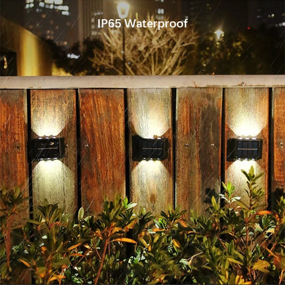 Lampes LED solaires murales – Étanches & automatiques pour jardin